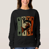 Sweatshirt Love Fish (Devant)