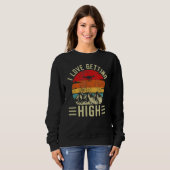 Sweatshirt Love Getting High Drone Pilot Remote Pilot Quadcop (Devant entier)