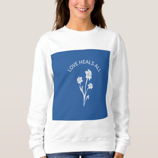sweatshirt "Love Heals All" (Devant)