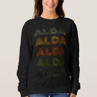 Sweatshirt Love Heart Alda GrungeVintage Style Black Alda