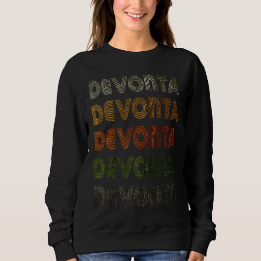 Sweatshirt Love Heart Devonta GrungeVintage Style Black Devon (Devant)