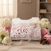 Sweatshirt Love Is Patient 1 Corinthians 13 Christian Faith 