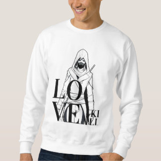 Sweatshirt Love Kill : Mysterious Assassin Art