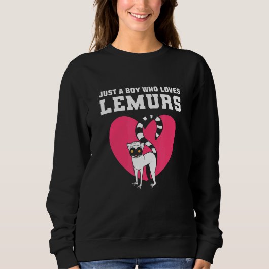 Sweatshirt Love Lemurs Pet (Devant)