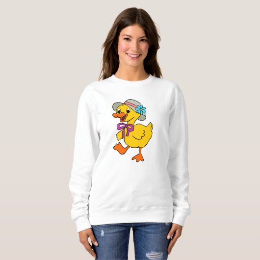 Sweatshirt Love mama canard (Devant entier)