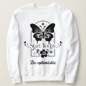 Sweatshirt Love optimism t-shirt (Design devant)