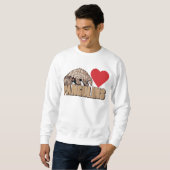 Sweatshirt Love Pangolins (Devant entier)