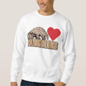 Sweatshirt Love Pangolins (Devant)