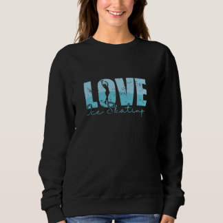 Sweatshirt Love patinoire