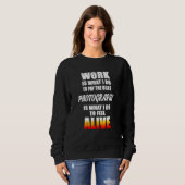 Sweatshirt Love Photography (Devant entier)
