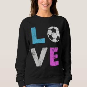 Sweatshirt LOVE Soccer American Team Fan Cadeau