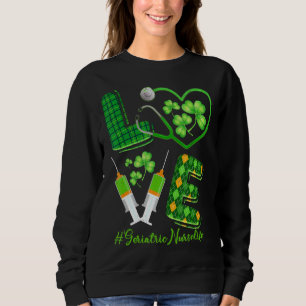 Sweatshirt Love St Patrick S Infirmière gériatrique Life Iris