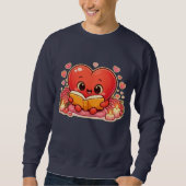 Sweatshirt Love Stories Begin Within the Heart (Devant)