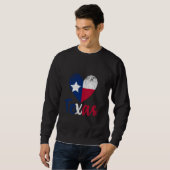 Sweatshirt Love Texas (Devant entier)