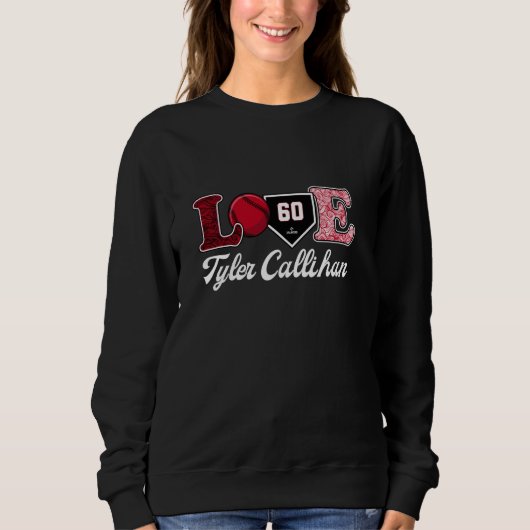 Sweatshirt Love Tyler Callihan Cincinnati Baseball MLBPA (Devant)