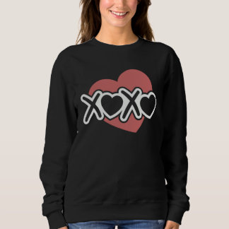 Sweatshirt Love Valentine s Day Couple Relationship Heart  In