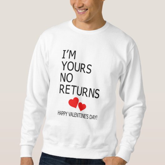 Sweatshirt Love Valentine's Day mignon Couples Coeur drôle Ca (Devant)