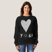 Sweatshirt Love Yoga Fitting Scoop (Devant entier)