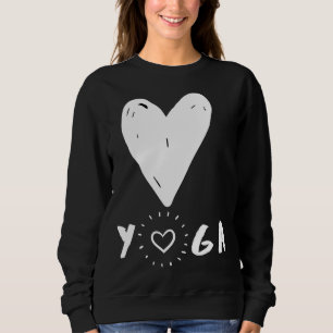 Sweatshirt Love Yoga Fitting Scoop