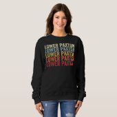Sweatshirt Lower Paxton Pennsylvania Lower Paxton PA Retro Vi (Devant entier)