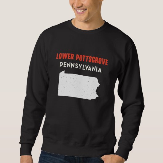 Sweatshirt Lower Pottsgrove Pennsylvania USA State America Tr (Devant)