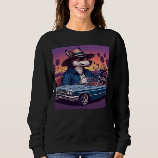 Sweatshirt Lowrider Wolfy (Devant)