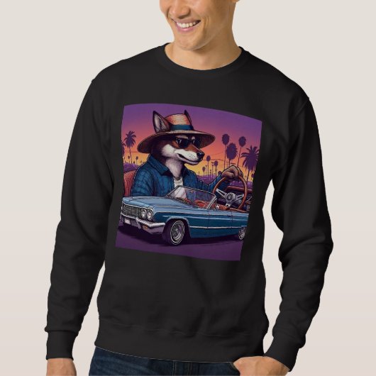 Sweatshirt Lowrider Wolfy (Devant)