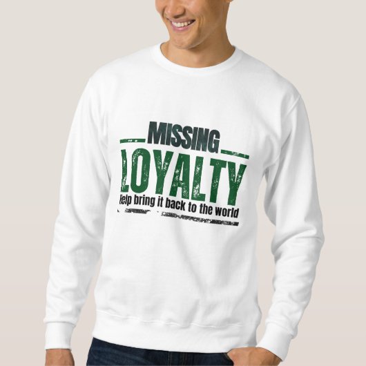 Sweatshirt Loyauté blanche (Devant)