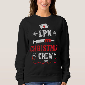 Sweatshirt Lpn Noël Équipement Infirmière Groupe Famille Infi