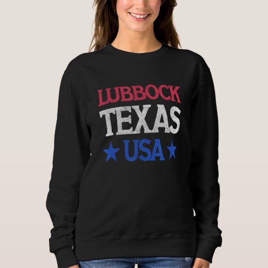 Sweatshirt Lubbock Texas (Devant)