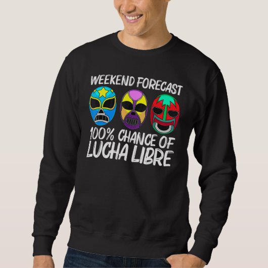 Sweatshirt Lucha Libre Art Pour Hommes Femmes Lutte Lutte M (Devant)