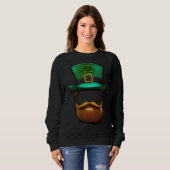 Sweatshirt Luck Of The Irish Hat & Beard (Devant entier)