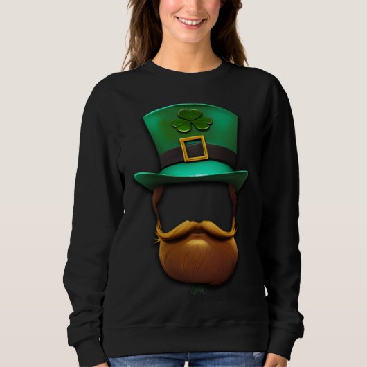 Sweatshirt Luck Of The Irish Hat & Beard (Devant)