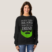 Sweatshirt Lucki Dialyse Technicien Jour de la Saint Patrick (Devant entier)