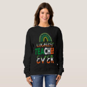 Sweatshirt Luckiest Irish Teacher Ever Saint Patrick's day Sh (Devant entier)