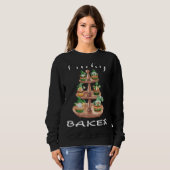 Sweatshirt Lucky Baker Gnomes Cupcakes Conception Symboles Ir (Devant entier)