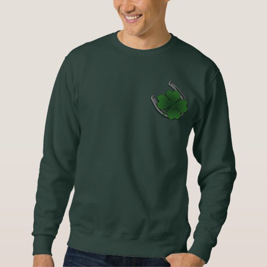 Sweatshirt Lucky Chemise St. Patrick's Luck of the T-shirt ir (Devant)