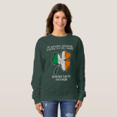 Sweatshirt Lucky enough to be Irish (Devant entier)