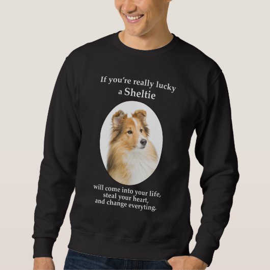 Sweatshirt Lucky Sheltie (Devant)