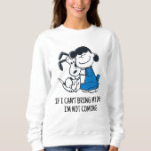 Sweatshirt Lucy Hugging Snoopy (Devant)