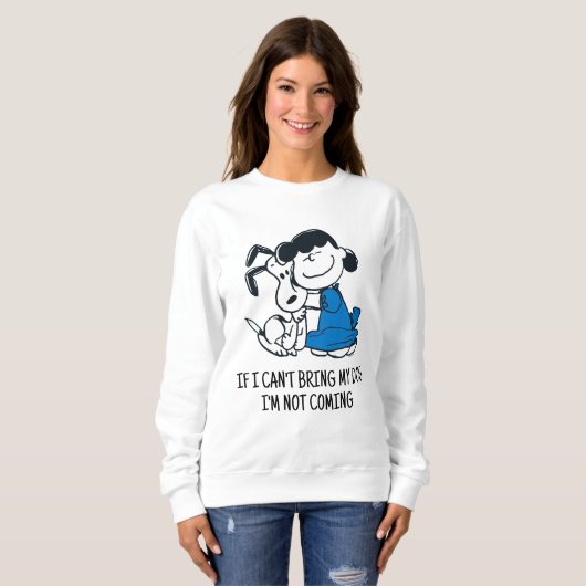 Sweatshirt Lucy Hugging Snoopy (Devant entier)
