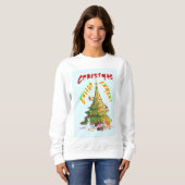 Sweatshirt Lumière de Noël (Devant entier)