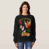 Sweatshirt Lunar New Year Of The Rabbit Chinese Happy New Yea (Devant entier)