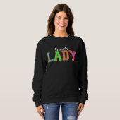 Sweatshirt Lunch Lady Funny Back to School Worker Appreciatio (Devant entier)