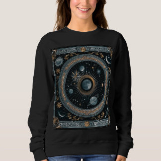 Sweatshirt Lune d'Orbit Céleste avec Astral Détaillé