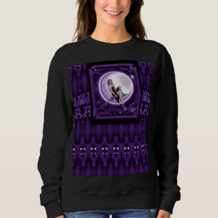 Sweatshirt Lune violette