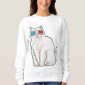 Sweatshirt Lunettes de chat (Devant)