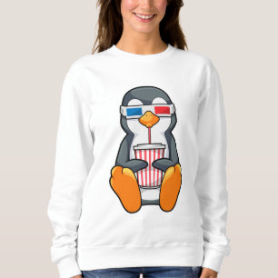 Sweatshirt Lunettes de cinéma Penguin Coupe de boisson