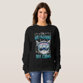 Sweatshirt Lunettes de Ski Snowboard Ski Cat Kit (Devant entier)