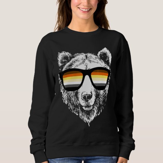 Sweatshirt Lunettes de soleil Gay pride Lgbtq (Devant)